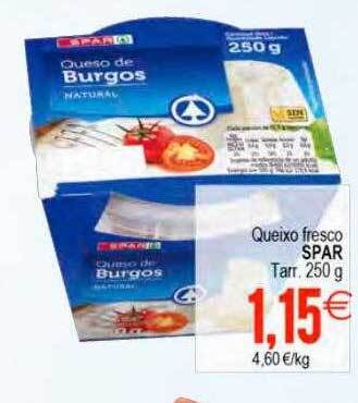 Plenus Supermercados Queixo fresco spar oferta