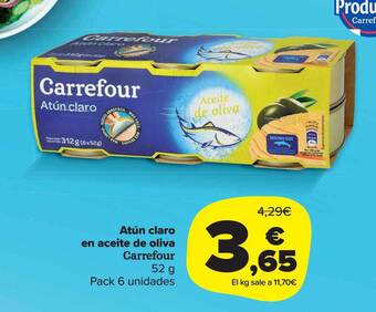 Carrefour Market Atún claro en aceite de oliva carrefour oferta