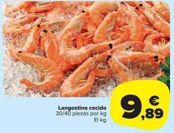 Carrefour Market Langostino cocido oferta