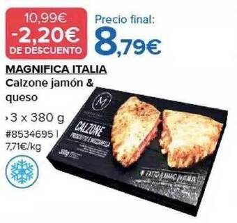 Costco Magnifica italia calzone jamón & queso oferta