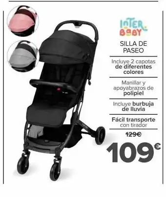 Carrefour Inter baby silla de paseo oferta