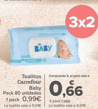 Carrefour Toallitas carrefour baby oferta