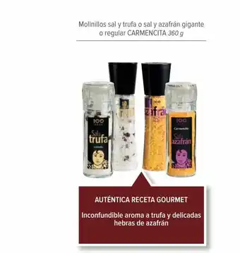 Carrefour Molinillo sal y trufa o sal y azafran gigante o regular carmencita oferta