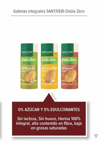 Carrefour Galletas integrales santiveri doble zero oferta