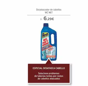 Carrefour Desatascador de cabellos wc net oferta