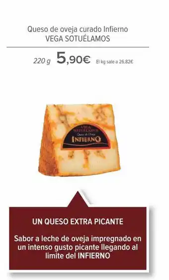 Carrefour Queso de oveja curado infierno vega sotuélamos oferta
