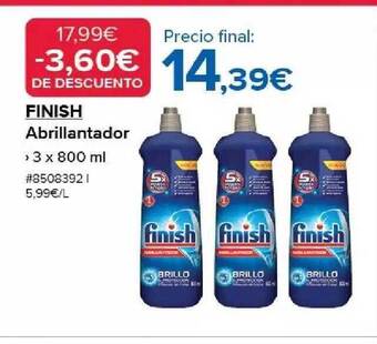 Costco Finish abrillantador oferta