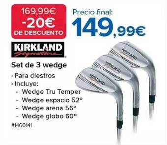 Costco Kirkland set de 3 wedge oferta