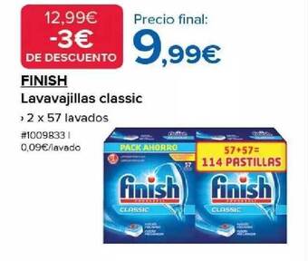 Costco Finish lavavajillas classic oferta