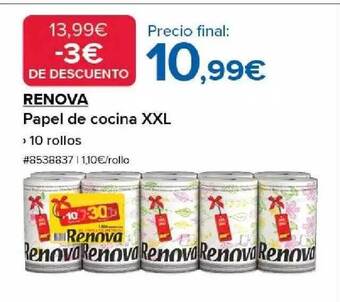 Costco Renova papel de cocina xxl oferta