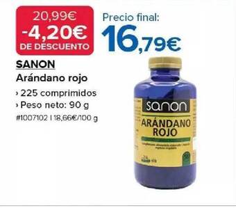 Costco Sanon arándano rojo oferta