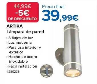 Costco Artika lámpara de pared oferta