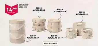 ALDI Home creation cesta boho oferta