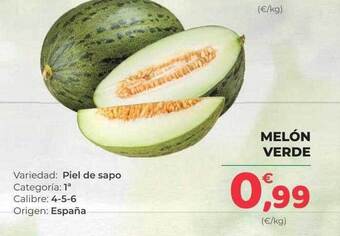 SPAR Gran Canaria Melón verde oferta