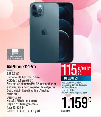 Carrefour Apple iPhone 12 Pro oferta