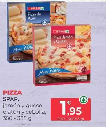 SPAR Gran Canaria Pizza spar jamón y queso o atún y cebolla oferta