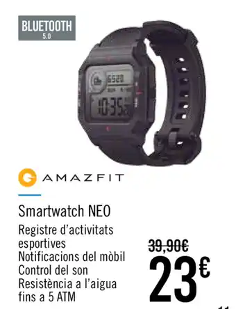 Carrefour Amazfit Neo Smartwatch oferta