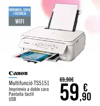 Carrefour Canon Multifunció TS5151 oferta