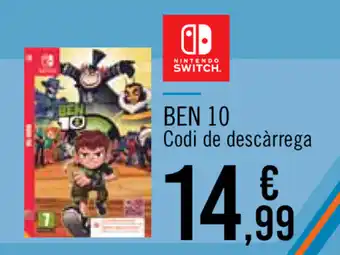 Carrefour Nintendo Switch Ben 10 oferta