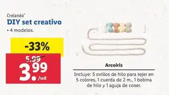 Lidl Diy set creativo oferta