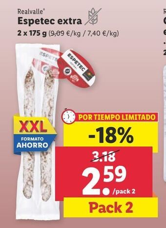 Lidl Espetec realvalle oferta