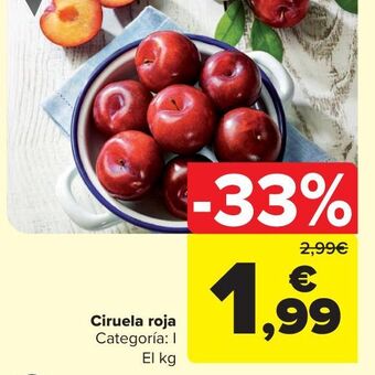 Carrefour Ciruela roja oferta