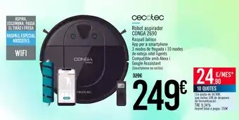 Carrefour Cecotec Robot aspirador Conga 2690 oferta
