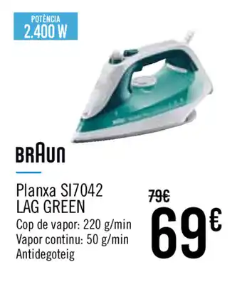 Carrefour Braun Lag Green Planxa SI7042 oferta