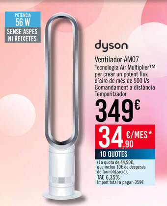 Carrefour Dyson Ventilador AM07 oferta