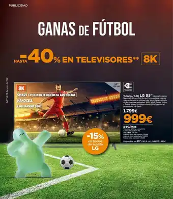 El Corte Inglés LG Televisor Led 55NANO956NA oferta