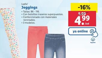 Lidl Jeggins lupilu oferta