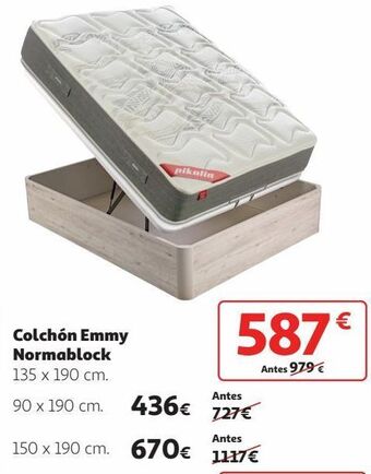 Alcampo Colchones pikolin oferta