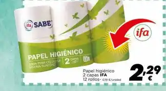 Supermercados Piedra Papel higiénico 12 capas ifa oferta