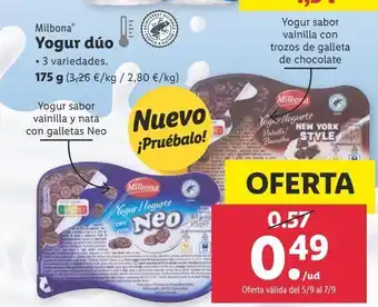 Lidl Yogur dúo oferta