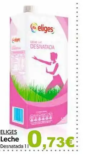 Hiper Usera Eliges leche desnatada oferta