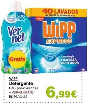 Hiper Usera Wipp detergente oferta