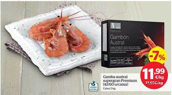 La Sirena Gamba austral supergran premium oferta