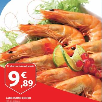 Alcampo Langostino cocido oferta