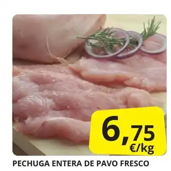 Supermercados MAS Pechuga entera de pavo oferta