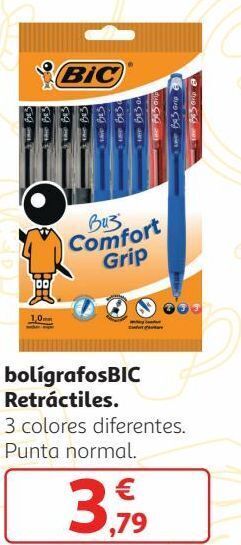 Alcampo Bolígrafos bic oferta
