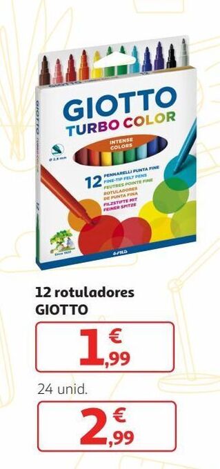 Alcampo Rotuladores giotto oferta
