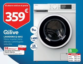 Alcampo Lavadoras qilive oferta