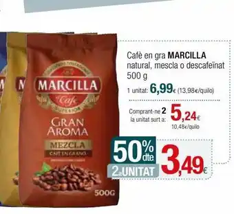 Condis Café en grano marcilla oferta