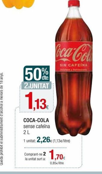 Condis Refresco de cola coca-cola oferta