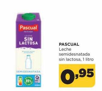 Alimerka Pascual leche semidesnatada sin lactosa oferta