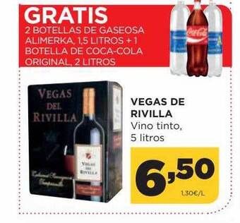 Alimerka Vegas de rivilla vino tinto oferta