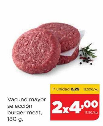 Alimerka Vacuno mayor selección burger meat oferta