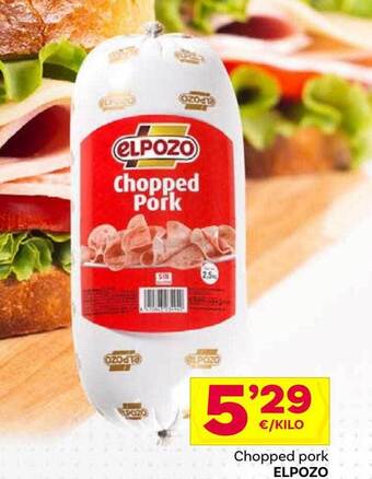 Supermercados Dani Chopped pork elpozo oferta
