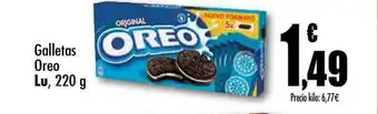 Unide Supermercados Oreo Galletas Lu 220 g oferta