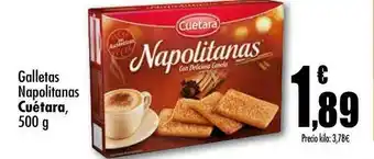 Unide Supermercados Napolitanas Galletas Cuétara 500 g oferta